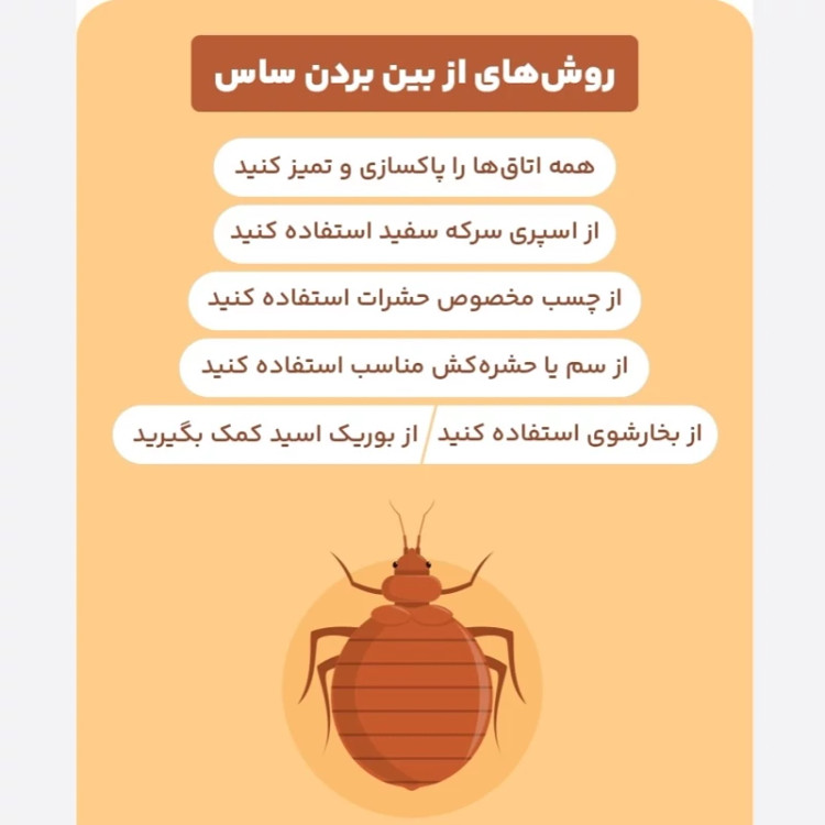 سم ساس کش کراس فایر راه حل نوین از بین بردن ساس ها ارسال رایگان