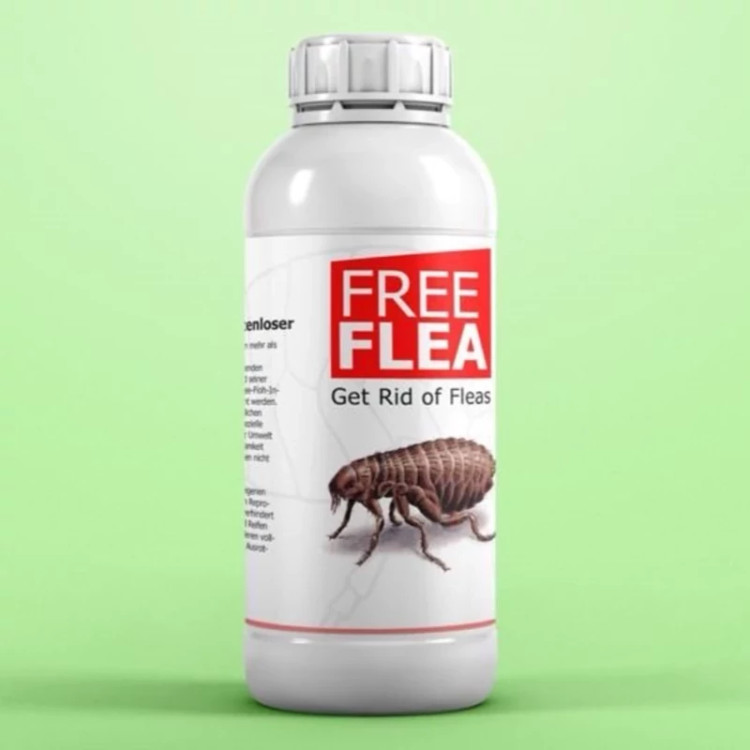 سم ضد کک Free flea کنه کش بسیار قدرتمند فری اف لیا ارسال رایگان به همراه یک عدد سمپاش سرنوشابه ای مدل 1