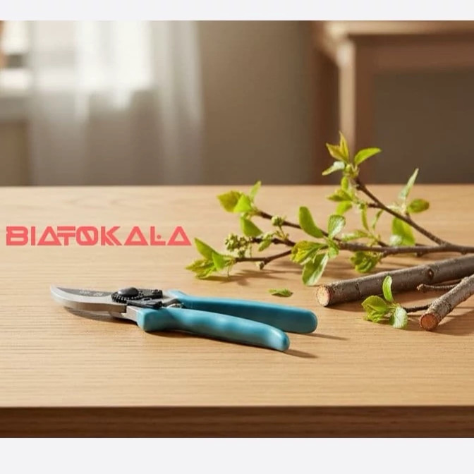 قیچی هرس باغبانی دارای فنر اضافی حرفه ای فولادی مناسب هرس درخت بزرگ کوچک گل و گیاه