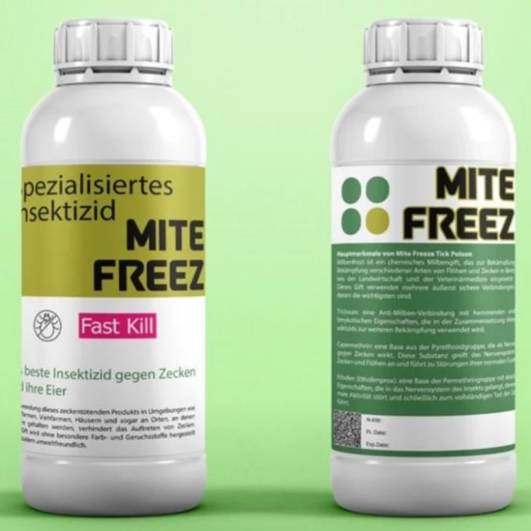 سم حشره کش کنه کش تخصصی Mite Freez مایت فریز ارسال رایگان به همراه سمپاش سرنوشابه ای