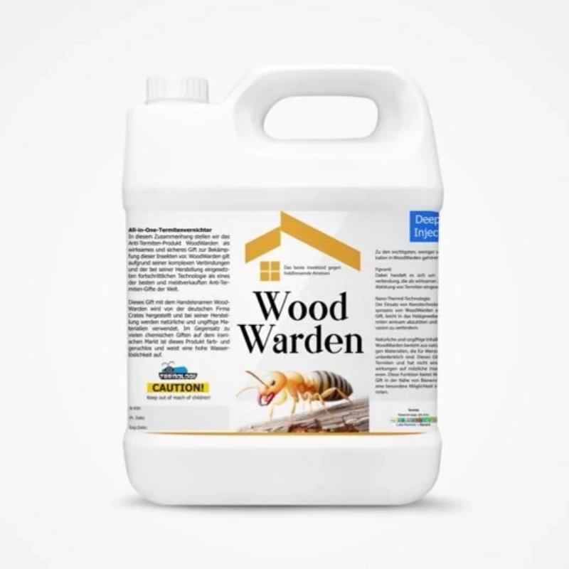 سم موریانه چوب 4 لیتری عمده Wood Warden Plus ارسال رایگان به همراه یک عدد سمپاش سرنوشابه ای
