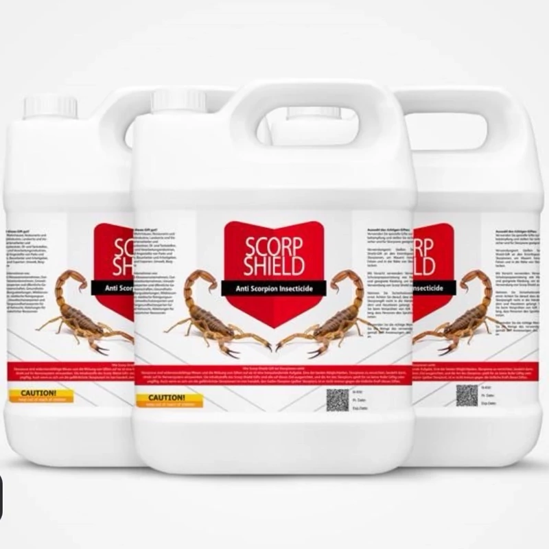 سم 4 لیتری عمده عقرب کش Scorp Shield ارسال رایگان به همراه یک عدد سمپاش سرنوشابه ای