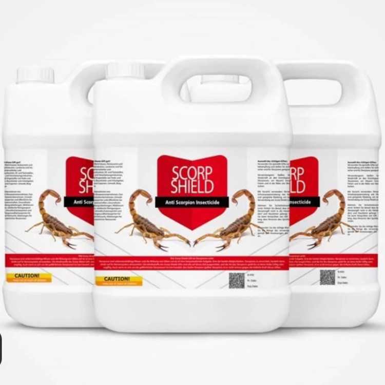 سم 4 لیتری عمده عقرب کش Scorp Shield ارسال رایگان به همراه یک عدد سمپاش سرنوشابه ای