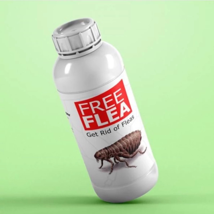 سم ضد کک Free flea کنه کش بسیار قدرتمند فری اف لیا ارسال رایگان به همراه یک عدد سمپاش سرنوشابه ای