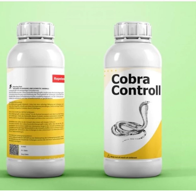 سم مار کش قدرتمند Cobra controll کبرا کنترل ارسال رایگان به همراه یک عدد سمپاش سر نوشابه ای مدل 1