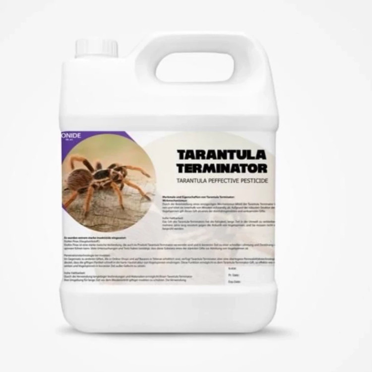 سم 4 لیتری عمده رتیل و بندپایان Tarantula Terminator ترمیناتور ارسال رایگان به همراه یک عدد سمپاش سرنوشابه ای مدل 1