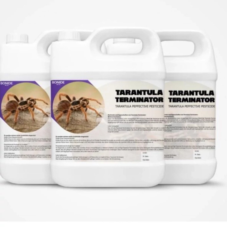 سم 4 لیتری عمده رتیل و بندپایان Tarantula Terminator ترمیناتور ارسال رایگان به همراه یک عدد سمپاش سرنوشابه ای مدل 1