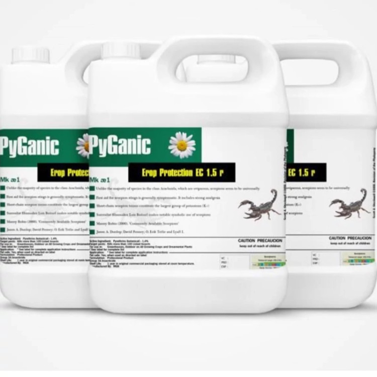 سم 4 لیتری عمده عقرب کش پیگانیک - Pyganic دافع عقرب ارسال رایگان به همراه سمپاش سرنوشابه ای
