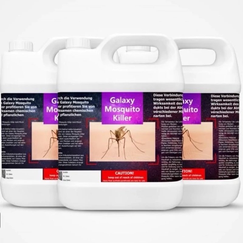 سم پشه کش 4 لیتری عمده  Galaxy Mosquito Killer ارسال رایگان به همراه یک عدد سمپاش سرنوشابه ای