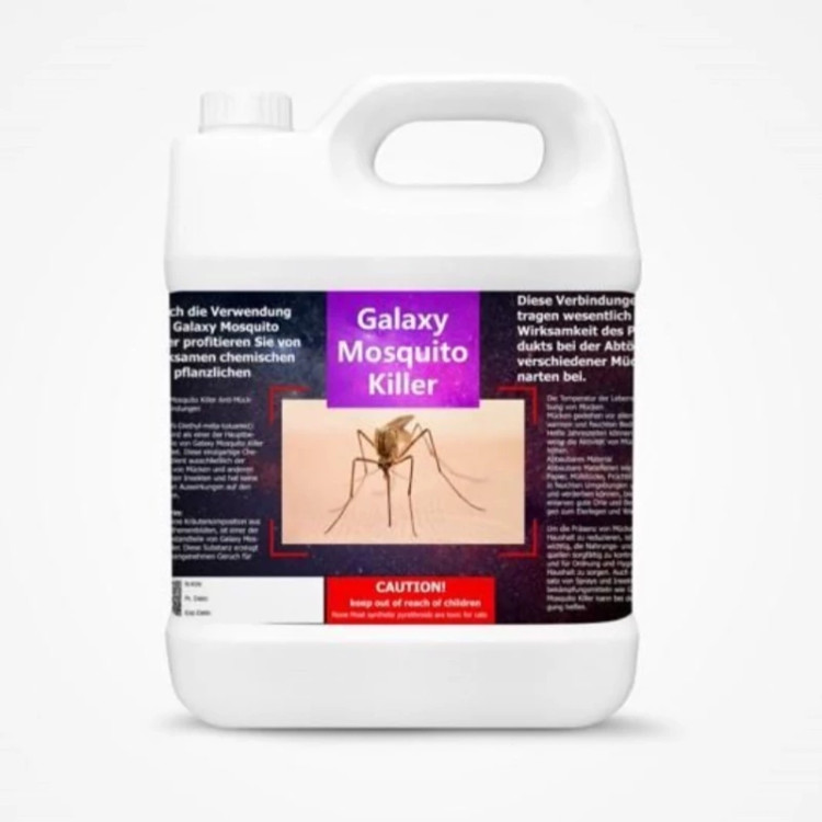 سم پشه کش 4 لیتری عمده Galaxy Mosquito Killer ارسال رایگان به همراه یک عدد سمپاش سرنوشابه ای
