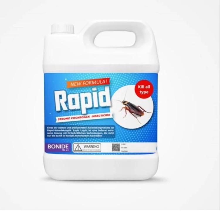 سم سوسک کش 4 لیتری عمده قدرتمند راپید Rapid ارسال رایگان به همراه یک عدد سمپاش سر نوشابه ای