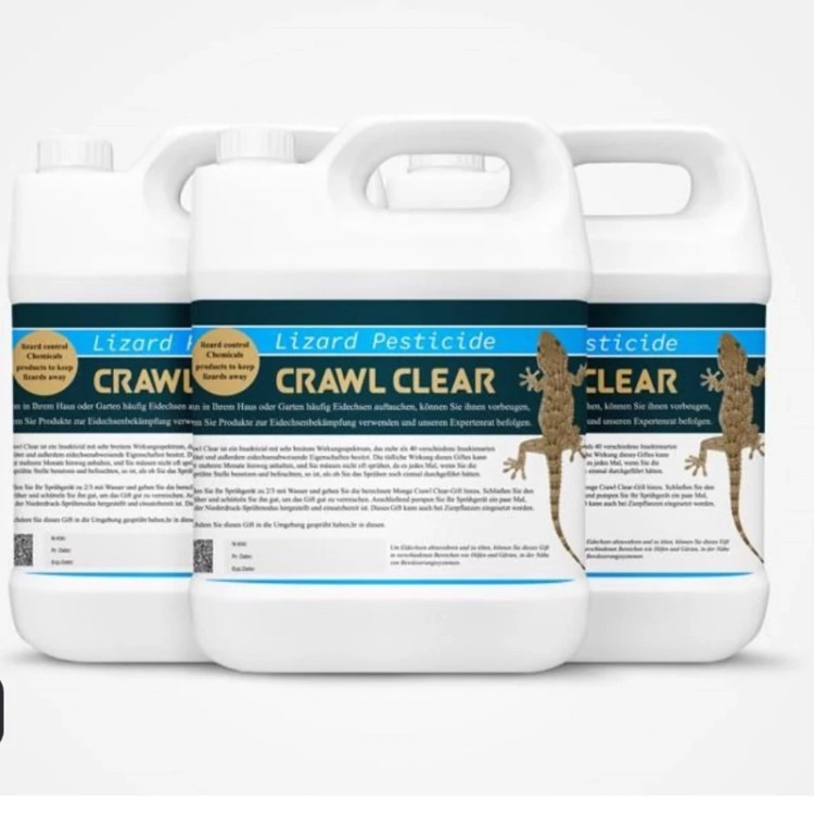 سم 4 لیتری عمده مارمولک کش قدرتمند Crawl Clear کراول کلیر ارسال رایگان به همراه یک عدد سمپاش سرنوشابه ای