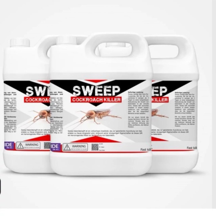سم 4 لیتری عمده سوسک کش Sweep اسویپ ارسال رایگان به همراه سمپاش سرنوشابه ای