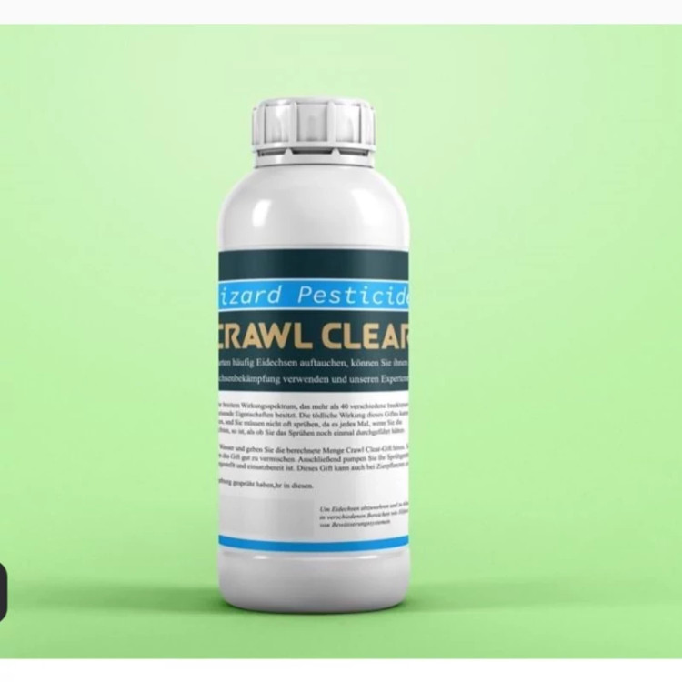 سم مارمولک کش قدرتمند Crawl Clear کراول کلیر ارسال رایگان به همراه یک عدد سمپاش سر نوشابه ای مدل 1