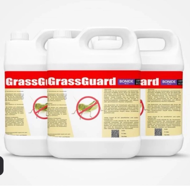 سم 4 لیتری عمده ریشه کنی ملخ - GrassGuard ارسال رایگان به همراه سم پاش سر نوشابه ای مدل 1