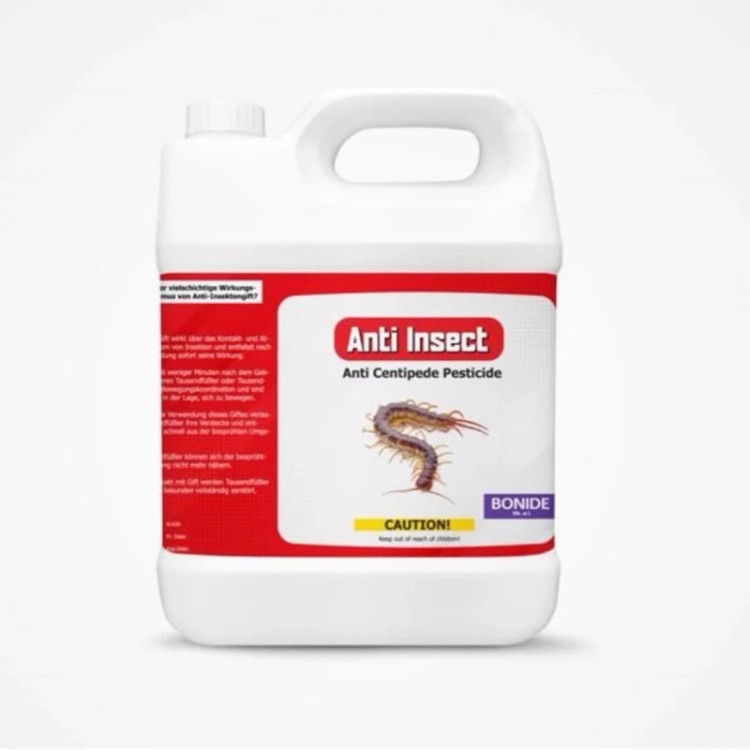 سم 4 لیتری عمده کشنده هزارپا و صدپا Anti insect ارسال رایگان به همراه یک عدد سمپاش سرنوشابه ای