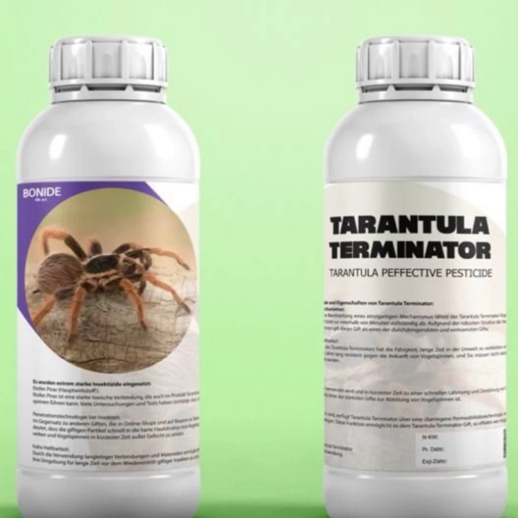 سم رتیل و بندپایان Tarantula Terminator ترمیناتور ارسال رایگان به همراه یک عدد سمپاش سرنوشابه ای
