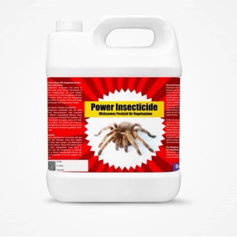 سم 4 لیتری عمده رتیل عنکبوت کش Power insecticide ارسال رایگان به همراه یک عدد سم پاش سر نوشابه ای