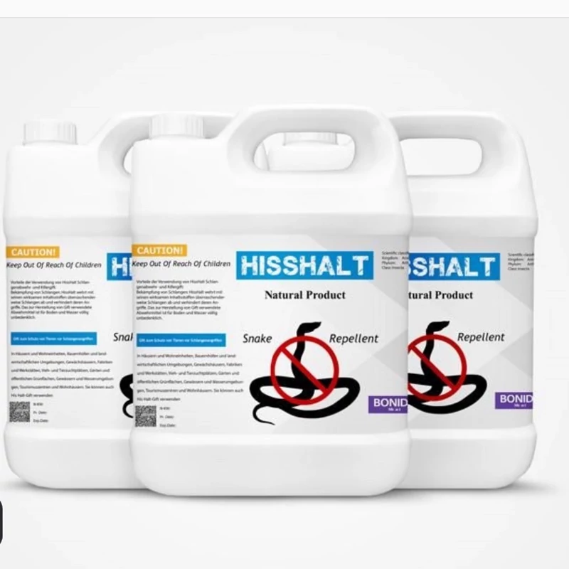 سم 4 لیتری عمده  HissHalt - برای مقابله با مارهای سمی ارسال رایگان به همراه سمپاش سر نوشابه ای