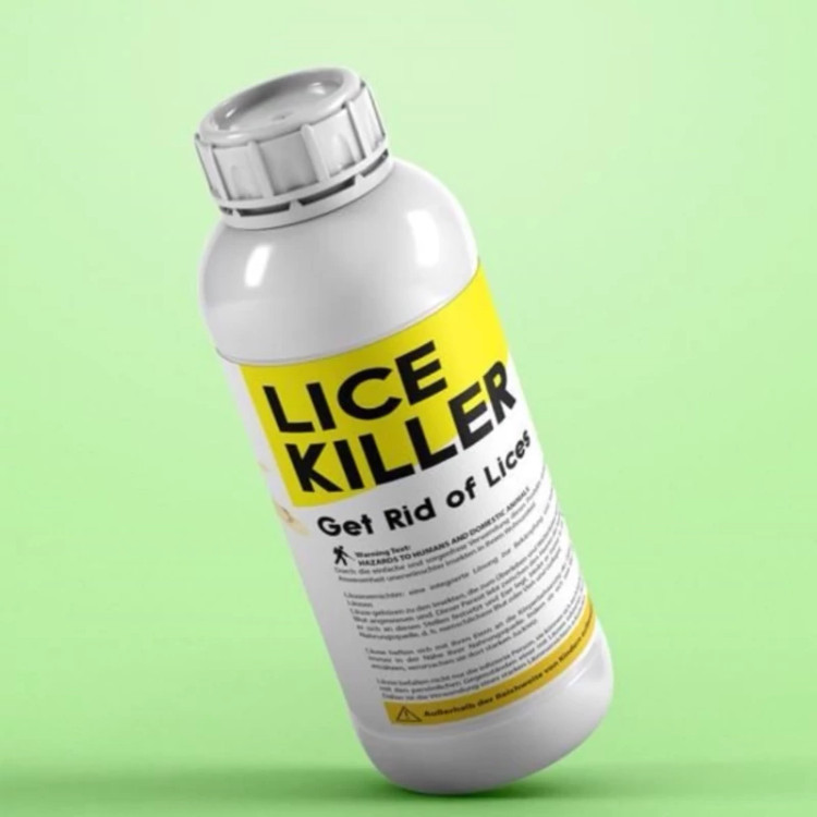 سم قدرتمند شپش Lice killer برای از بین بردن شپش ها ارسال رایگان به همراه یک عدد سمپاش سر نوشابه ای