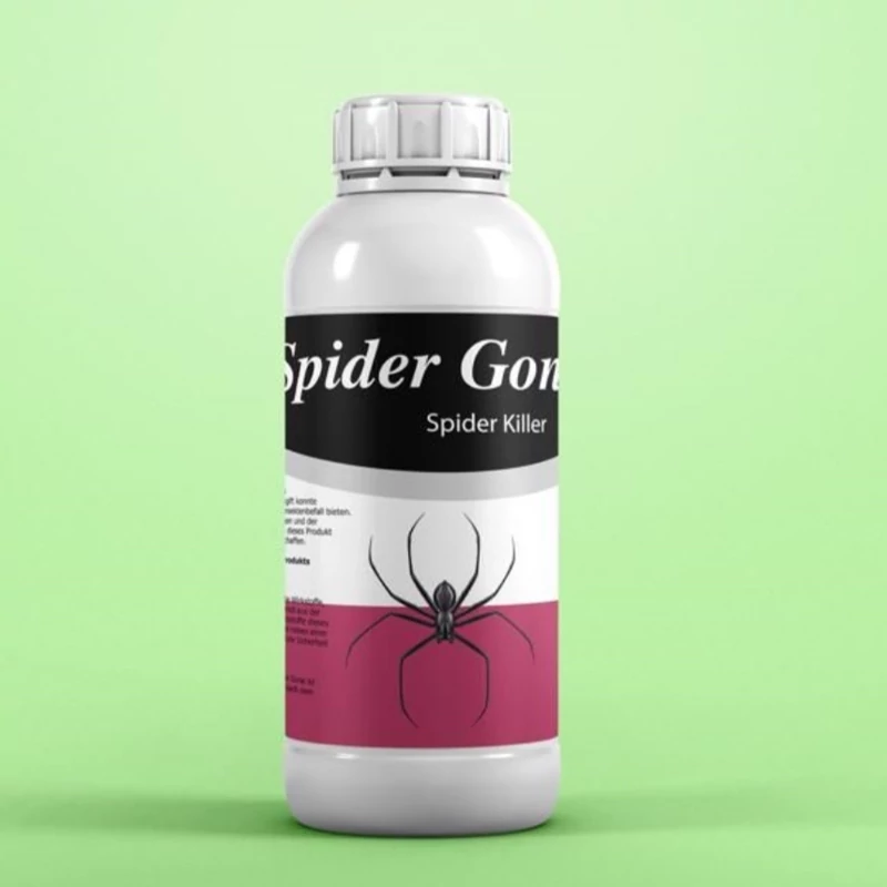 سم ریشه کنی عنکبوت ریز و درشت Spider gone اسپایدر گان ارسال رایگان به همراه یک عدد سمپاش سر نوشابه ای