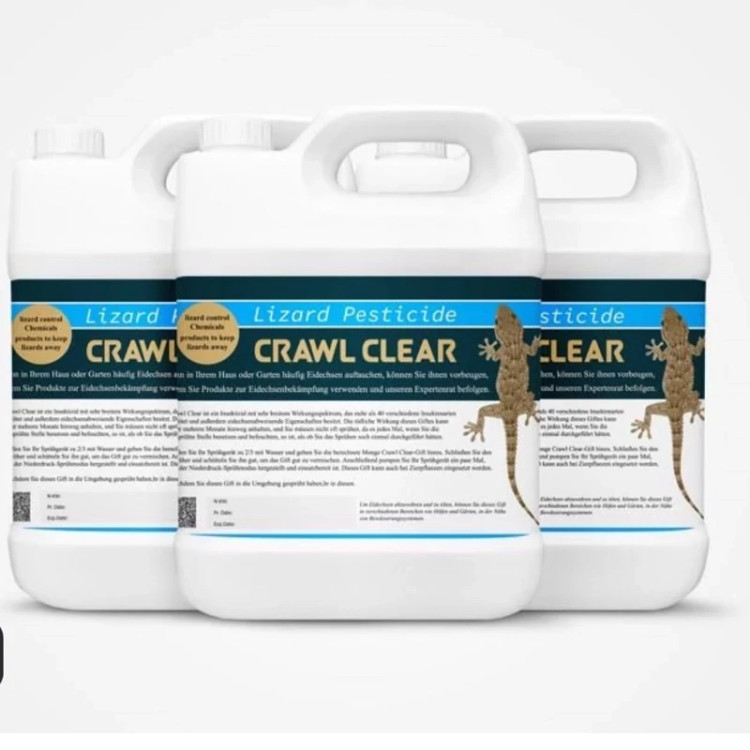 سم 4 لیتری عمده مارمولک کش قدرتمند Crawl Clear کراول کلیر ارسال رایگان به همراه یک عدد سمپاش سرنوشابه ای مدل 1