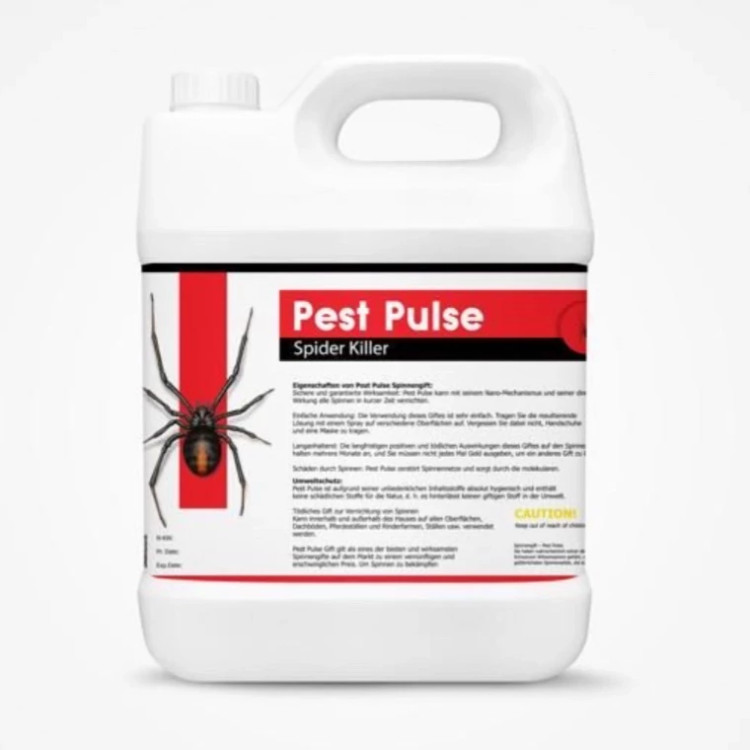 سم 4 لیتری عنکبوت کش Pest Pulse ارسال رایگان به همراه یک عدد سمپاش سر نوشابه ای