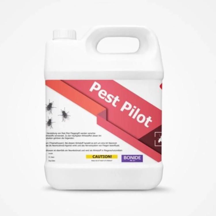 سم مگس کش 4 لیتری عمده Pest pilot ارسال رایگان به همراه یک عدد سمپاش سرنوشابه ای