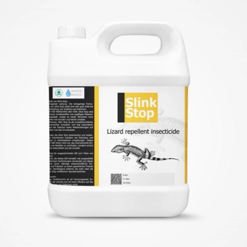 سم حشره کش 4 لیتری عمده قدرتمند Slink Stop سم مارمولک اسلینک استاپ ارسال رایگان به همراه یک عدد سمپاش سرنوشابه ای