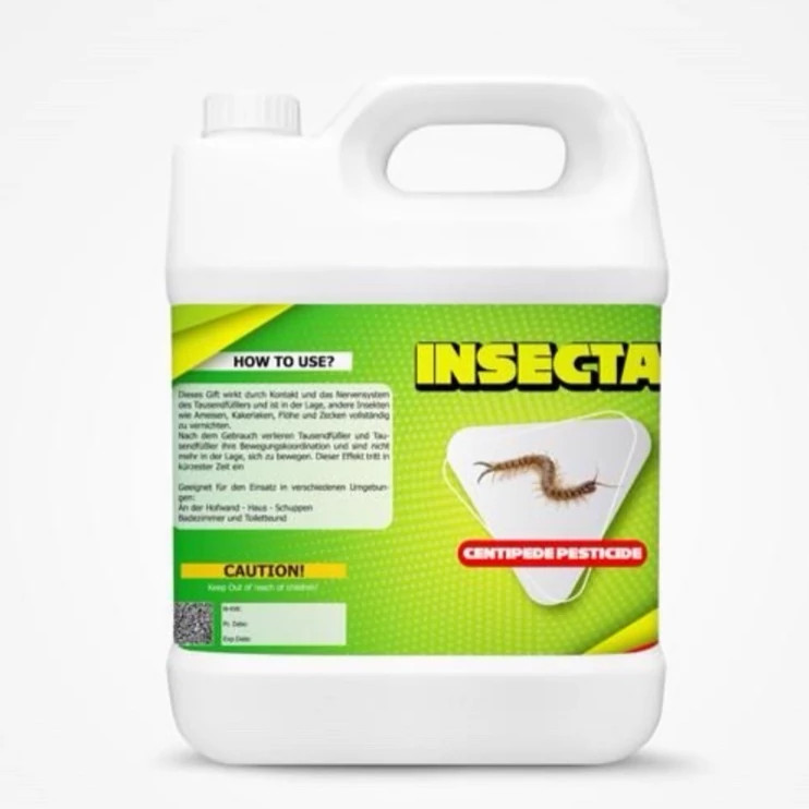 سم 4 لیتری عمده برای حشره 1000 پا - هزار پا کش Insecta ارسال رایگان به همراه سمپاش سرنوشابه ای