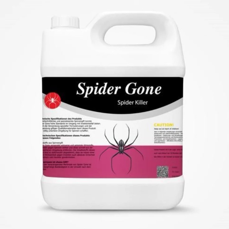 سم 4 لیتری عمده ریشه کنی عنکبوت ریز و درشت Spider gone ارسال رایگان به همراه سمپاش سر نوشابه ای