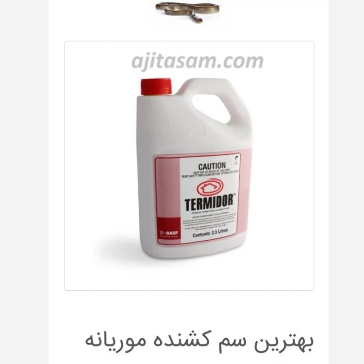 سم موریانه کش ترمیدور خارجی 4لیتری(ارسال رایگان)