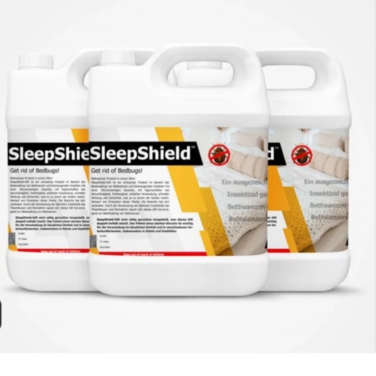 سم عمده مخصوص کشتن حشره ساس 4 لیتری عمده اسلیپ شیلد sleep shield ارسال رایگان به همراه سمپاش سر نوشابه ای