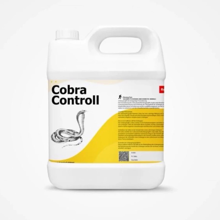سم 4 لیتری قدرتمند مار کش Cobra controll کبرا کنترل ارسال رایگان به همراه سمپاش سر نوشابه ای مدل 1