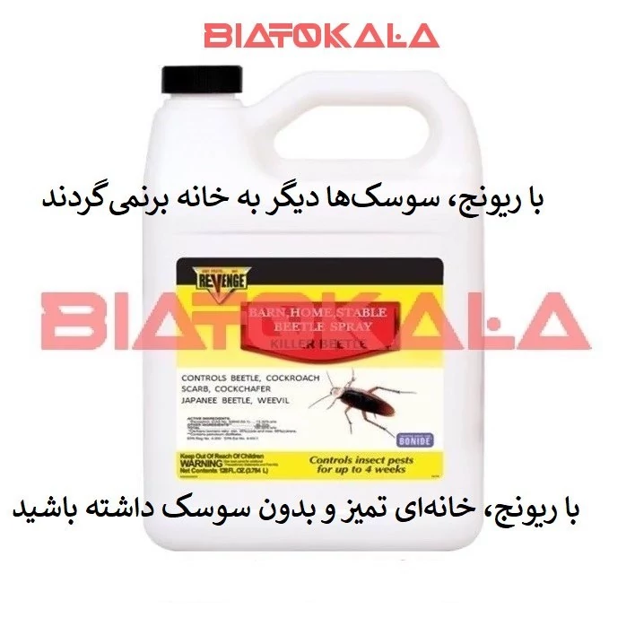 پایان قطعی سوسک‌های فاضلابی با سم ریونج