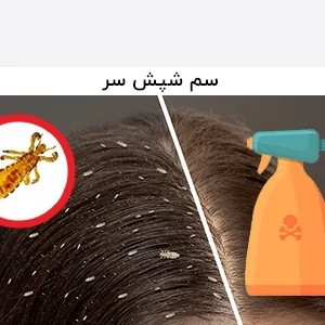 سم شپش کش مو و محیط پرمکترین مبارز قوی شپش ارسال رایگان