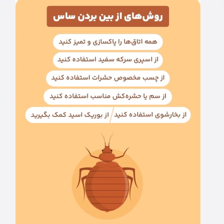 سم بدباگ اوت مبارز سرسخت ساس ارسال رایگان