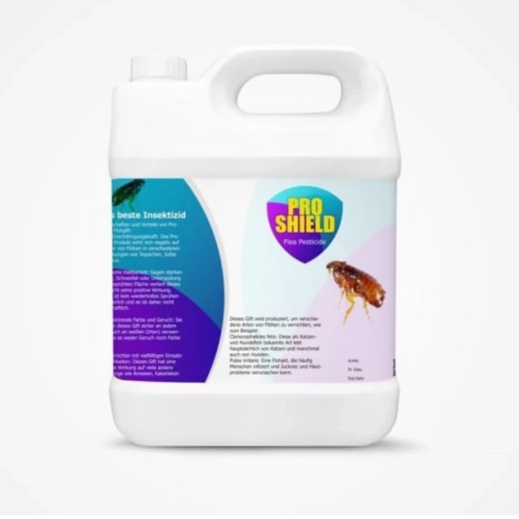 سم 4 لیتری عمده ریشه کنی کک و حشرات گزنده Proshield ارسال رایگان به همراه یک عدد سمپاش سرنوشابه ای رایگان