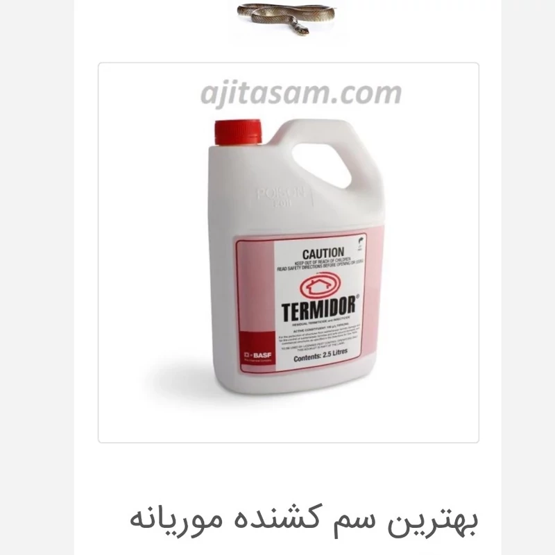 سم موریانه کش ترمیدور خارجی 4لیتری(ارسال رایگان)