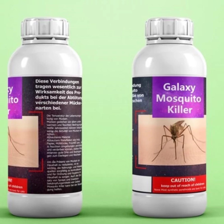 سم پشه کش Galaxy Mosquito Killer گلکسی ارسال رایگان به همراه یک عدد سمپاش سرنوشابه ای