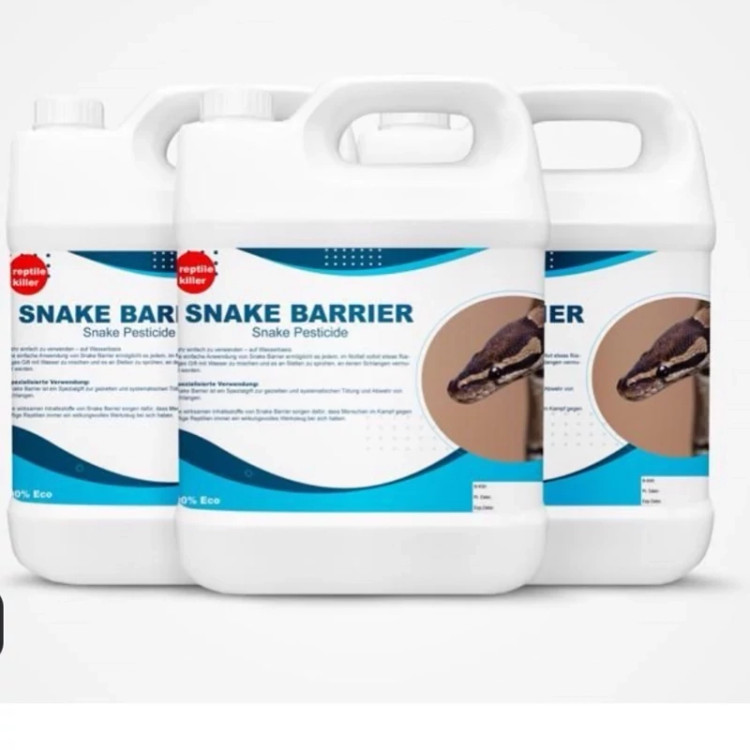 سم 4 لیتری عمده دافع و کشنده انواع مارها Snake Barrier ارسال رایگان به همراه یک عدد سمپاش سرنوشابه ای