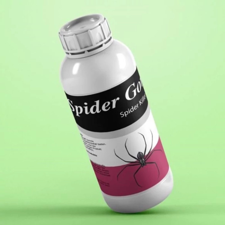 سم ریشه کنی عنکبوت ریز و درشت Spider gone اسپایدر گان ارسال رایگان به همراه یک عدد سمپاش سر نوشابه ای