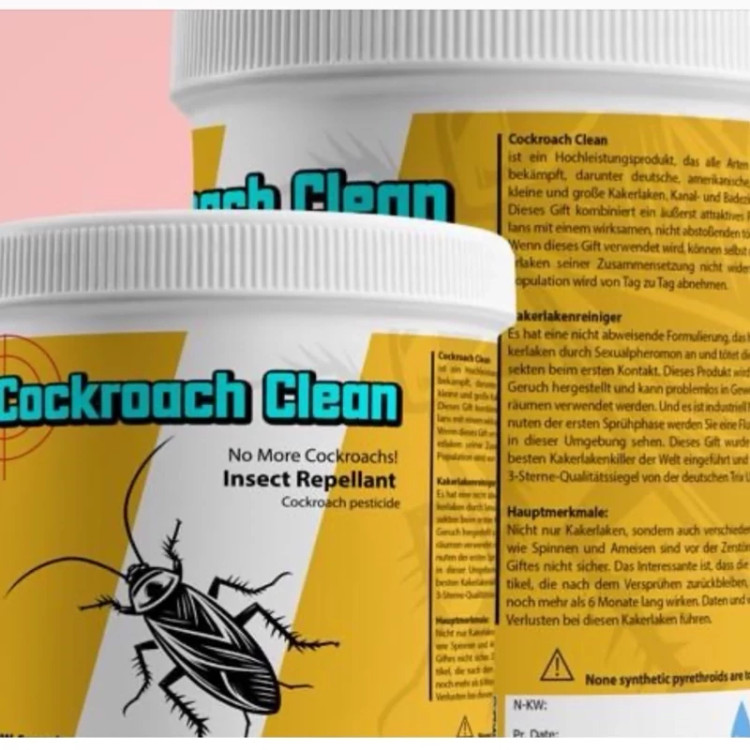 سم عمده سوسک کش 4 لیتری Cockroach Clean ارسال رایگان عمده به همراه سمپاش سر نوشابه ای رایگان