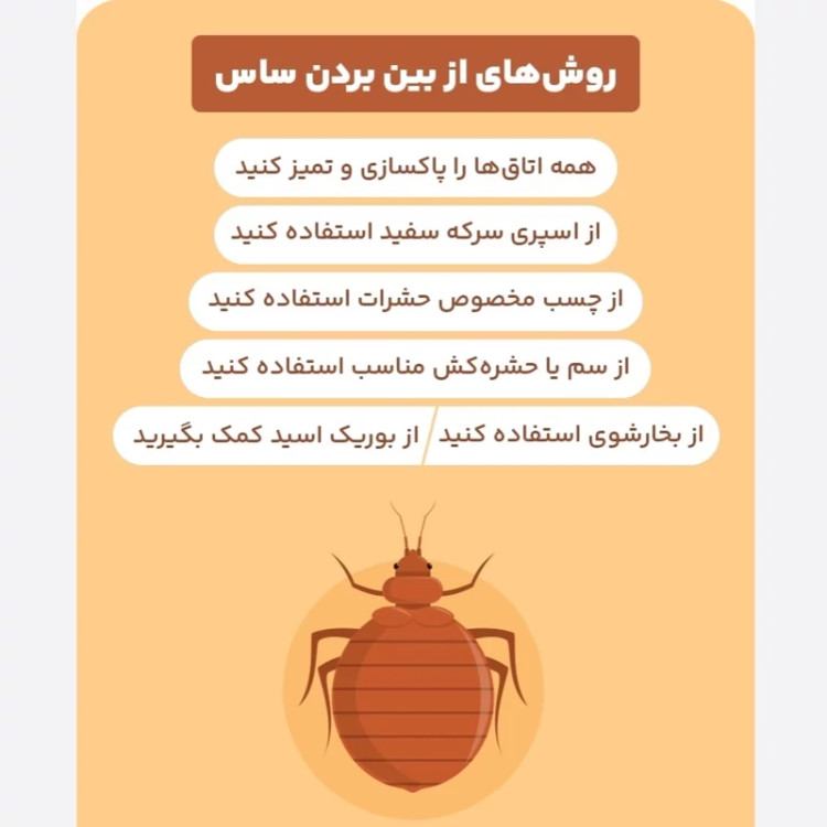 سم ساس کش کراس فایر راه حل نوین از بین بردن ساس ها ارسال رایگان