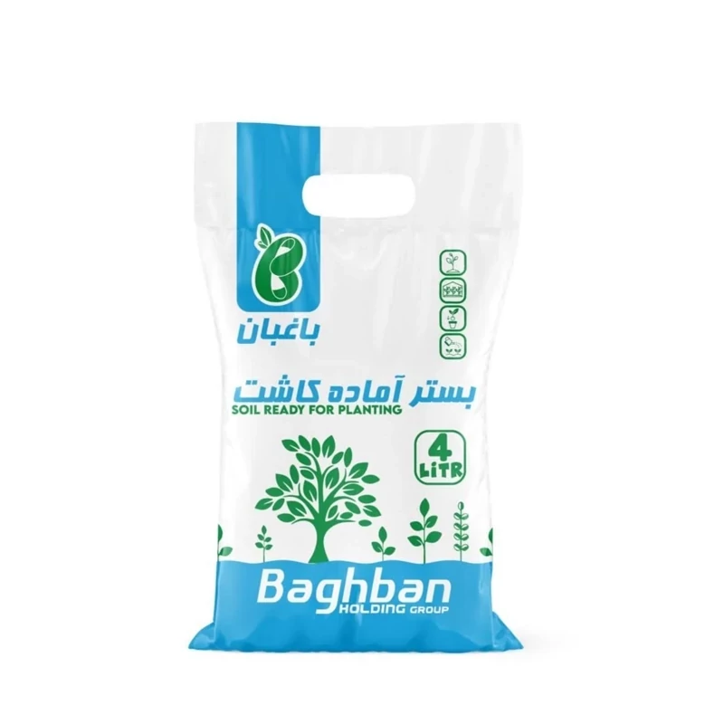 خاک بستر آماده کاشت 4 لیتر باغبان