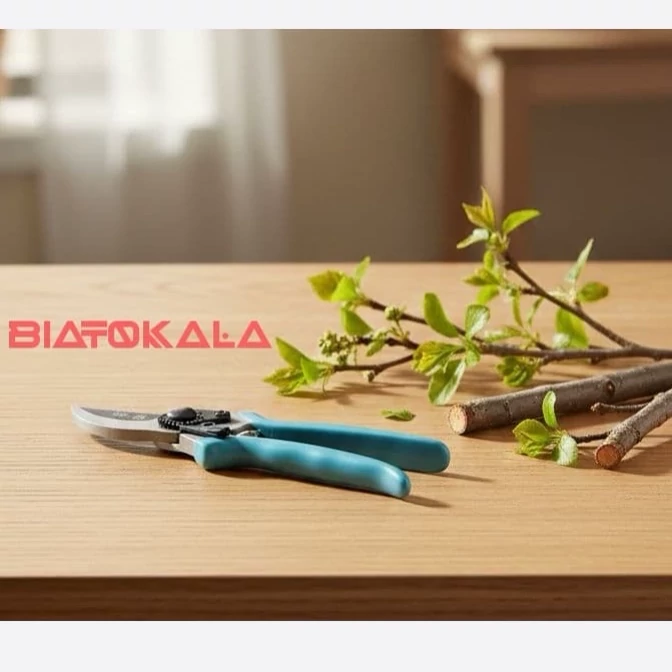 قیچی هرس باغبانی دارای فنر اضافی حرفه ای فولادی مناسب هرس درخت بزرگ کوچک گل و گیاه