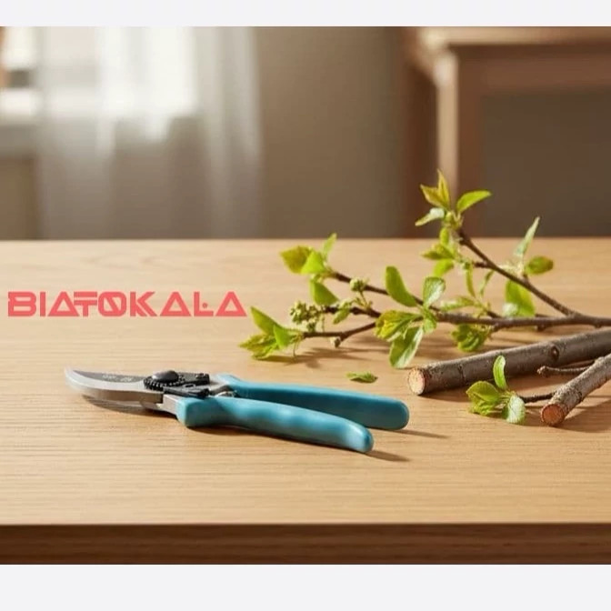 قیچی هرس باغبانی دارای فنر اضافی حرفه ای فولادی مناسب هرس درخت بزرگ کوچک گل و گیاه