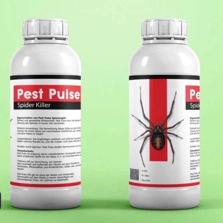سم عنکبوت کش Pest Pulse پست پلاس اورجینال ارسال رایگان به همراه یک عدد سمپاش سرنوشابه ای