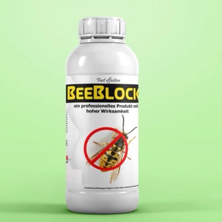 سم ضد زنبور BeeBlock زنبورکش بی بلاک ارسال رایگان به همراه یک عدد سمپاش سرنوشابه ای